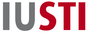 IUSTI Logo World Icon TXT Only